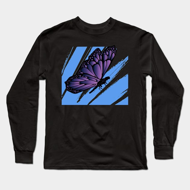 Beautiful butterfly Long Sleeve T-Shirt by KK-Royal